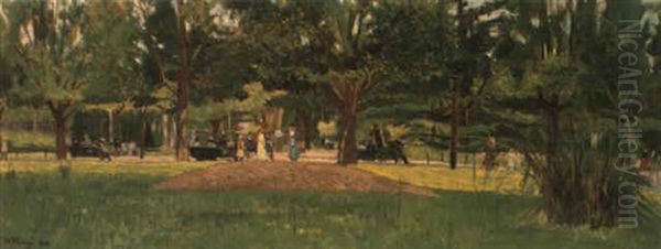 Viale Dei Colli A Firenze Oil Painting by Ulvi Liegi