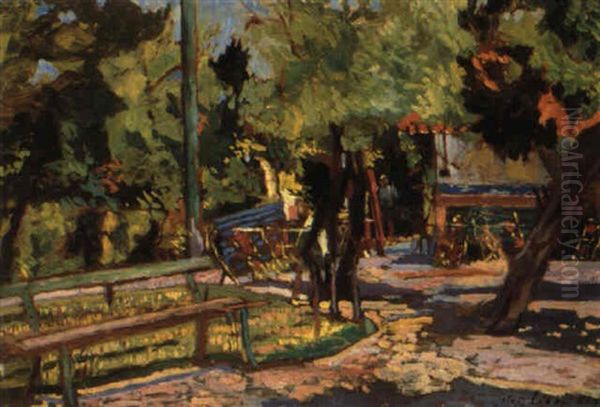 Ardenza Oil Painting by Ulvi Liegi