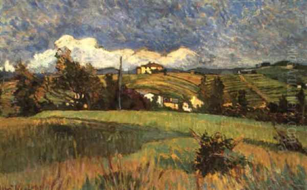 Sera In Banditella, Livorno Oil Painting by Ulvi Liegi