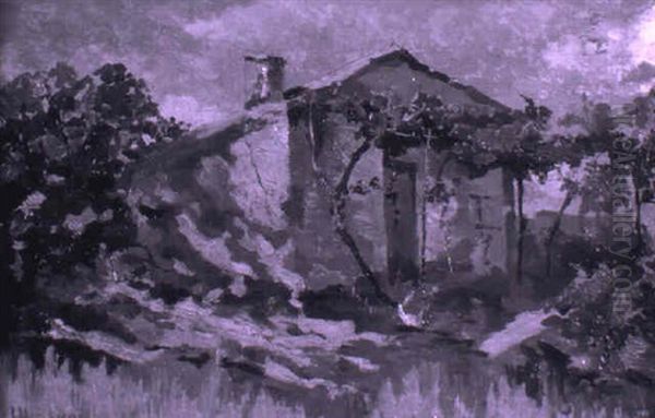 Casolare Tra Le Vigne Oil Painting by Ulvi Liegi
