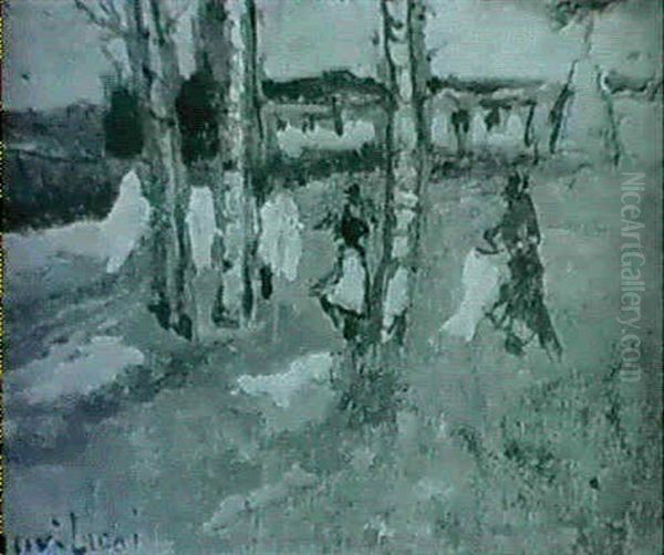 Panni Stesi Oil Painting by Ulvi Liegi