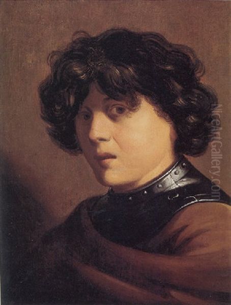 Portrait Of A Youth Oil Painting by Jan Andreas Lievens the Younger