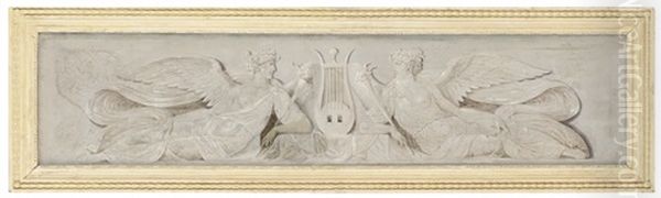 Antikiserande Figurmotiv Oil Painting by Emanuel Limnell