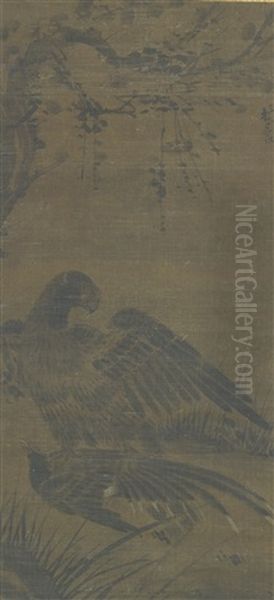 Eagle Oil Painting by Lin Liang