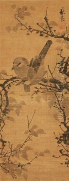 Singing Bird Oil Painting by Lin Liang