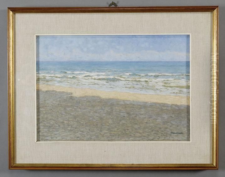 Spiaggia Oil Painting by Alberto Beniscelli