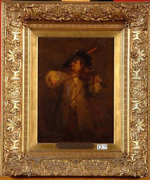 Don Cesar De Bazan Oil Painting by Willem Linnig the Elder