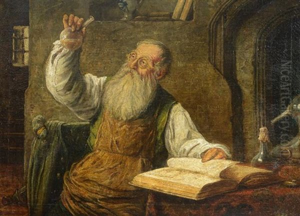 Alchimiste Oil Painting by Benjamin Linning