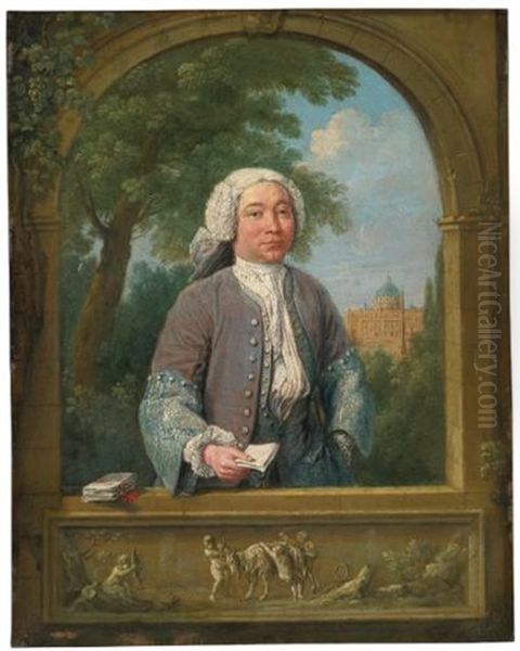 Portrait Of Giacomo Van Lint Oil Painting by Hendrick Frans van Lint