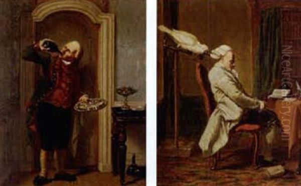 Bird Of Mischief Oil Painting by Frederik Lintz