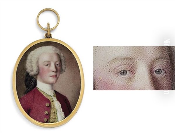 A Young Gentleman, Prince Charles Edward Stuart, The Young Pretender(?) Oil Painting by Etienne Liotard