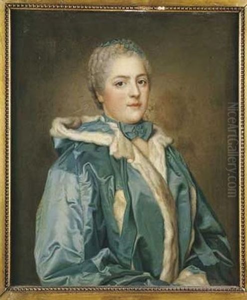 Portrait De Louise Elisabeth De France Oil Painting by Etienne Liotard