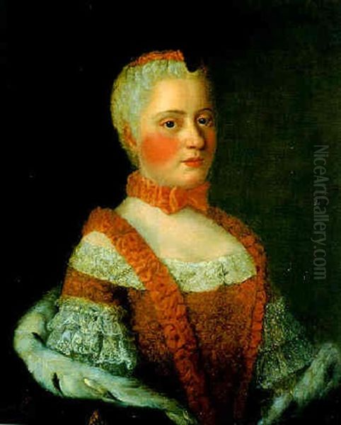 Portrait Einer Jungen Frau Oil Painting by Etienne Liotard
