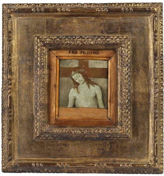 Christus Als Schmerzensmann Oil Painting by Filippino Lippi