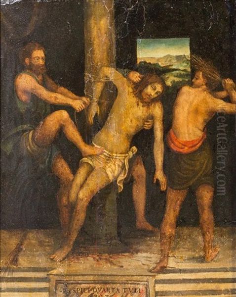 Crucifixtion Oil Painting by Filippino Lippi