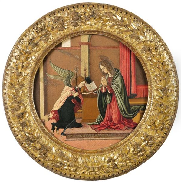 Die Verkundigung An Maria Oil Painting by Filippino Lippi