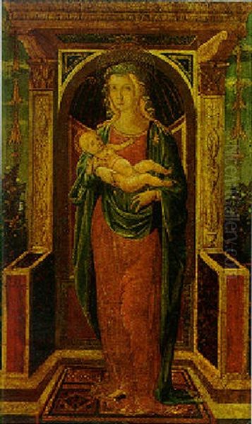 Virgin And Child Oil Painting by Filippino Lippi