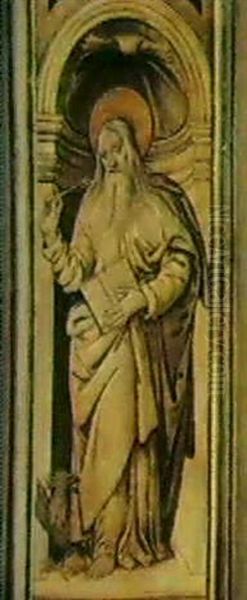 San Giovanni Battista & San Giovanni Evangelista Oil Painting by Filippino Lippi