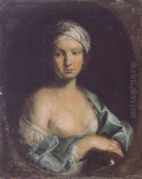A Sibyl Oil Painting by Lorenzo Lippi