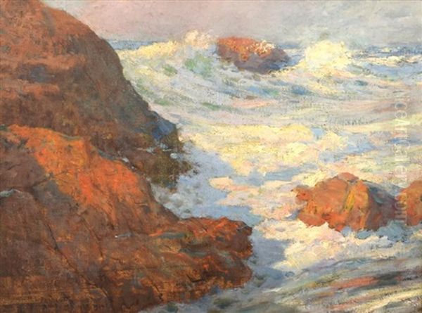 William Lippincott Painting, Original Work Oil Painting by William Henry Lippincott