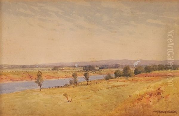 Nepean River Oil Painting by William Lister-Lister