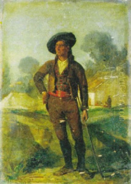 Capataz Oil Painting by Angel Lizcano Y Monedero