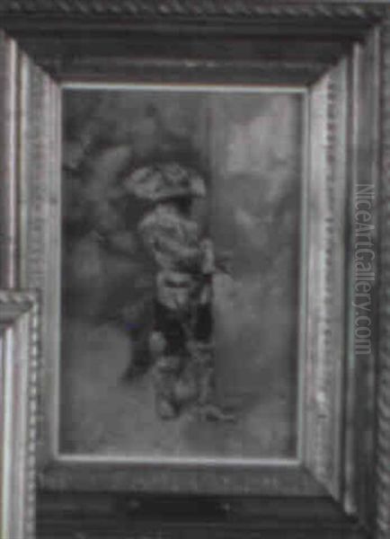 Soldier Oil Painting by Angel Lizcano Y Monedero