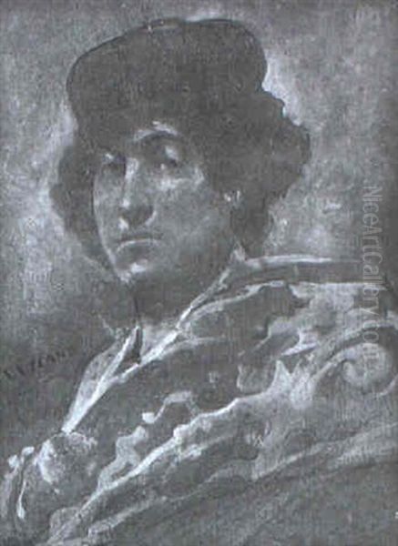 Torero Oil Painting by Angel Lizcano Y Monedero