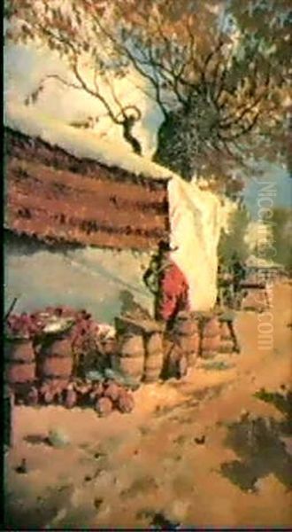 El Cacharrero Oil Painting by Angel Lizcano Y Monedero