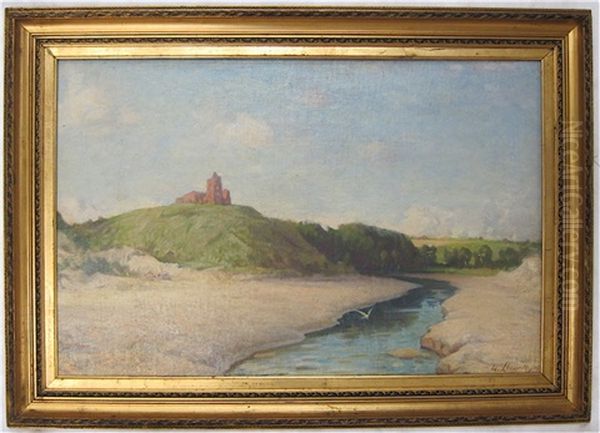 Redcastle, The Beauly Firth, Northern Scotland Oil Painting by William Samuel Henry Llewellyn