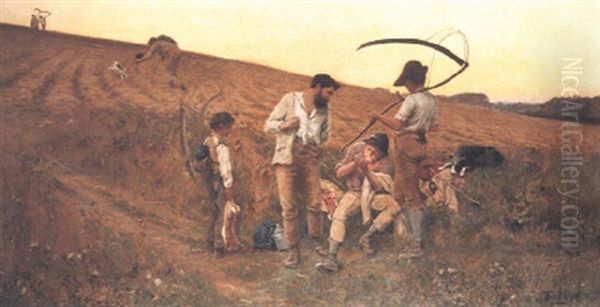 The End Of The Day Oil Painting by Thomas Lloyd