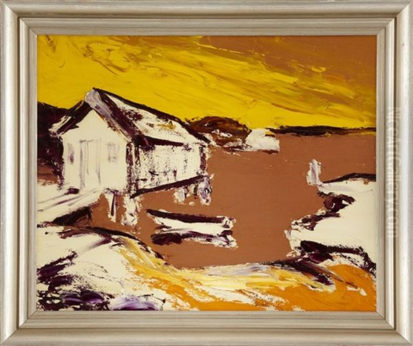 Sjobodar Oil Painting by Gunnar Loeberg