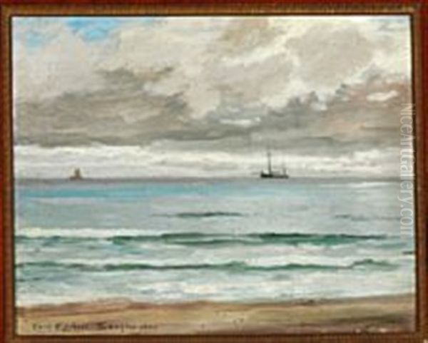 Skagen Sonderstrand Oil Painting by Carl Locher