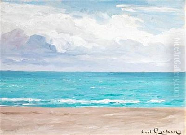 Seascape Oil Painting by Carl Locher