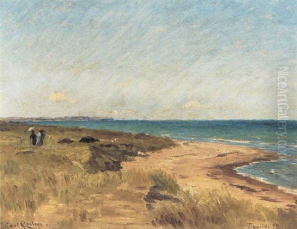 Sommerdag I Tisvilde Oil Painting by Carl Locher