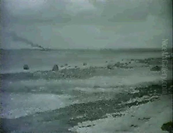 Fra En Fjord Oil Painting by Carl Locher