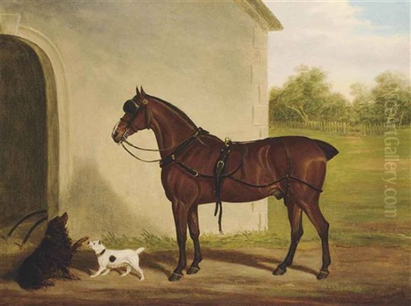 Welcome Home Oil Painting by James Loder Of Bath