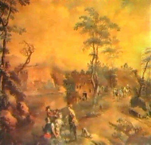 Paesaggio Oil Painting by Carlo Lodi