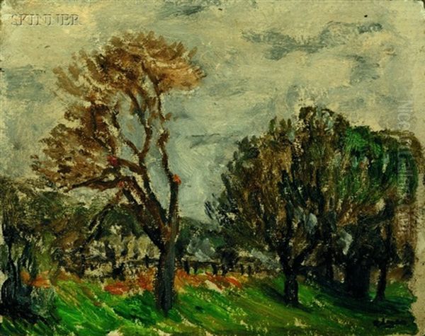 Landscapes (4 Works) Oil Painting by Robert Henry Logan