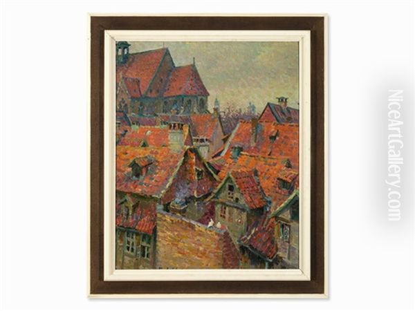 Old Brunswick Oil Painting by Anna Loehr