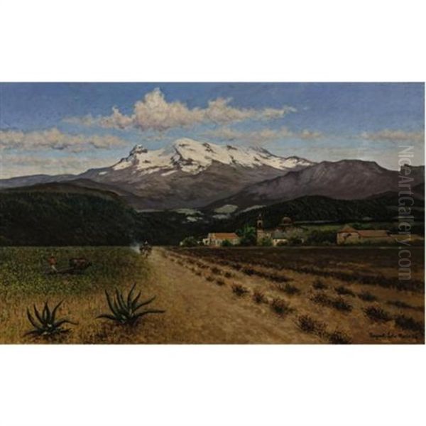 Iztlazihuatl Oil Painting by August Loehr
