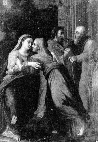 La Visitation Oil Painting by Nicolas Loir