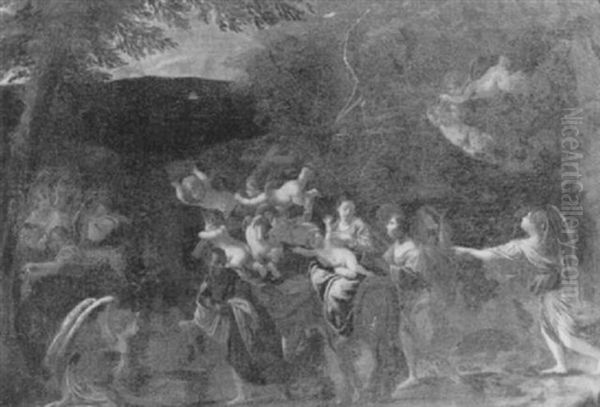 The Flight Into Egypt Oil Painting by Nicolas Loir