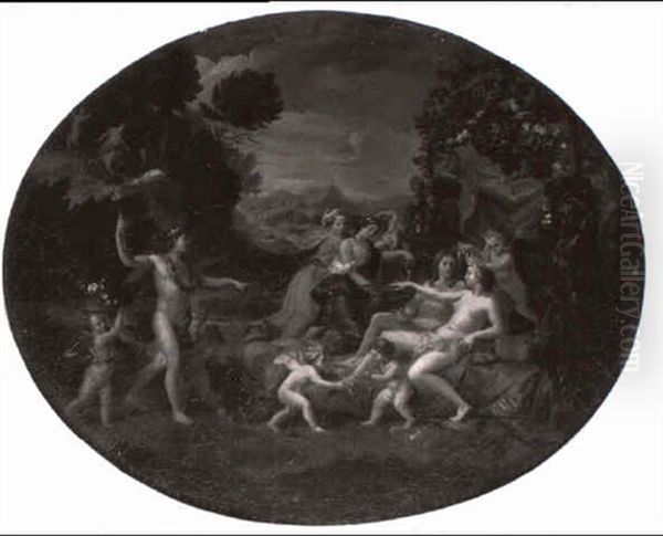 L'assemblee Des Dieux Oil Painting by Nicolas Loir