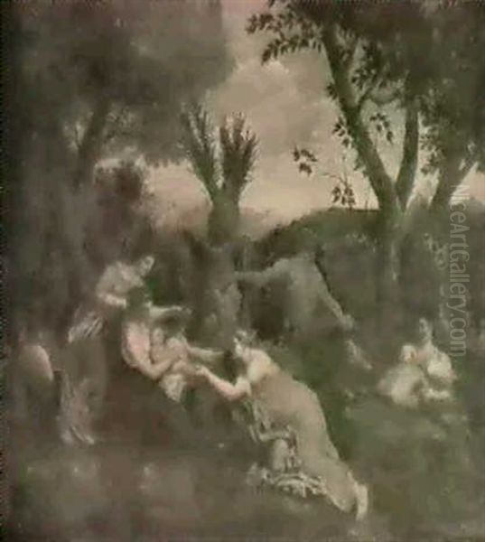 L'enfance De Jupiter Oil Painting by Nicolas Loir