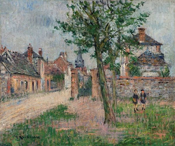 The Baptism Of Christ Oil Painting by Gustave Loiseau