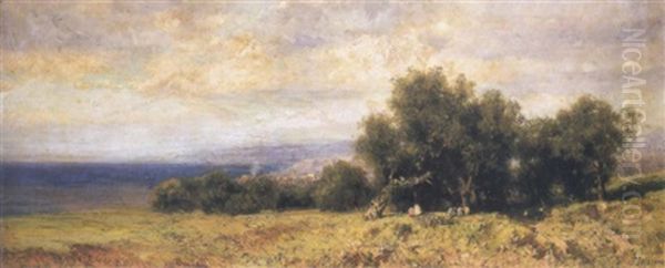 Paesaggio Oil Painting by Francesco Lojacono