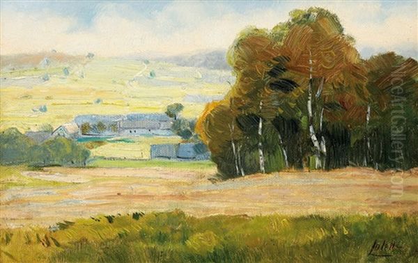 Vyhled Do Kraje Oil Painting by Stanislav Lolek