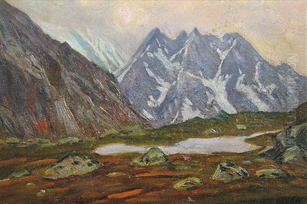 From The Lakes Of Hinc Oil Painting by Stanislav Lolek