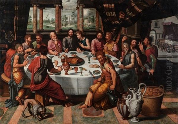 Le Jeudi Saint Oil Painting by Lambert Lombard